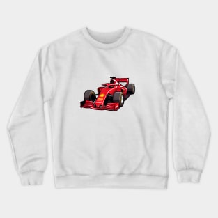 Red Formula 1 Car Crewneck Sweatshirt